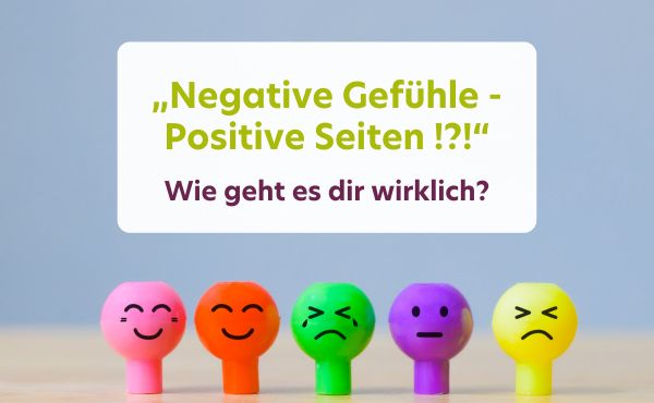 Fünf verschiedenfärbige Smileyköpfe mit unterschiedlichen Emotionen.